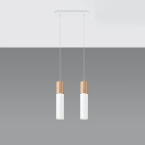 Lampa wisząca PABLO 2 biała na Arena.pl