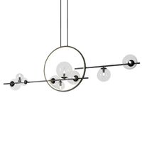 Designerski zwis listwa Orion MP0083-L145 Step LED 14W 3000K szklane kule czarny