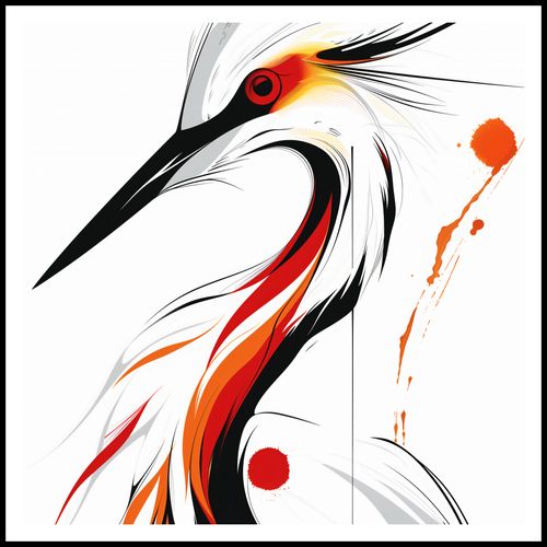 Plakat 90x90cm Bocian na Arena.pl