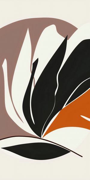 Plakat 50x100cm Elegancja Roślinna zdjęcie 1