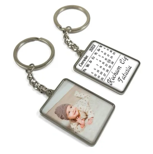 Brelok Do Kluczy Breloczek 2 Strony Data Kalendarz Zdjęcie Napis Dla Par na Arena.pl