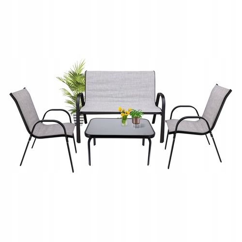 Zestaw komplet Mebli MEBLE OGRODOWE Stół Krzesła sofa Taras Balkon Komplet na Arena.pl
