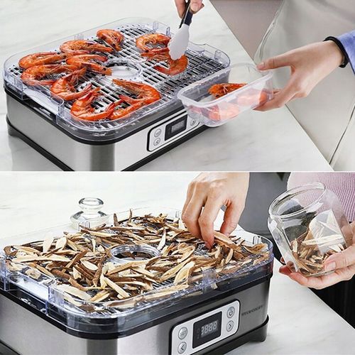 DUŻA SUSZARKA DO GRZYBÓW OWOCÓW WARZYW MOC 500W XL TIMER POJEMNA WYTRZYMAŁA na Arena.pl