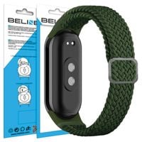 beline pasek mi band 9/8 textilezielony/green