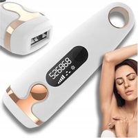 Depilator świetlny IPL do włosów ciała, bikini mocny 36W, okulary maszynka