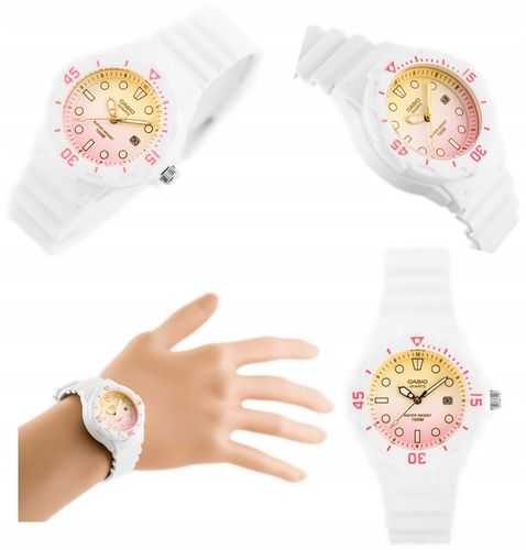 Zegarek CASIO dla dziewczynki PREZENT NA KOMUNIĘ +BOX +TOREBKA +GRAWER na Arena.pl