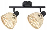 Lampa reflektor podwójny Rabalux Rattan E14