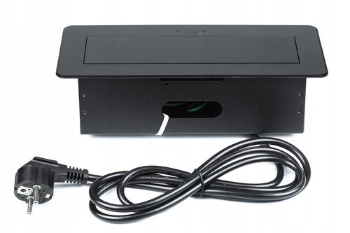 Gniazdo, Listwa Elektryczne, USB blatowe Interlook czarny na Arena.pl