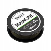 Żyłka Korda Basix Main Line 0,35mm 1000m Camo Green Wytrzymałość (lb): 12,