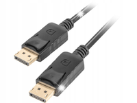 Kabel DisplayPort Lanberg CA-DPDP-10CC-0005-BK 0,5 m czarny