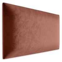 PANELE TAPICEROWANE ŚCIENNE BRUDNY RÓŻ WEZGŁOWIE 3D 60cm x 30cm