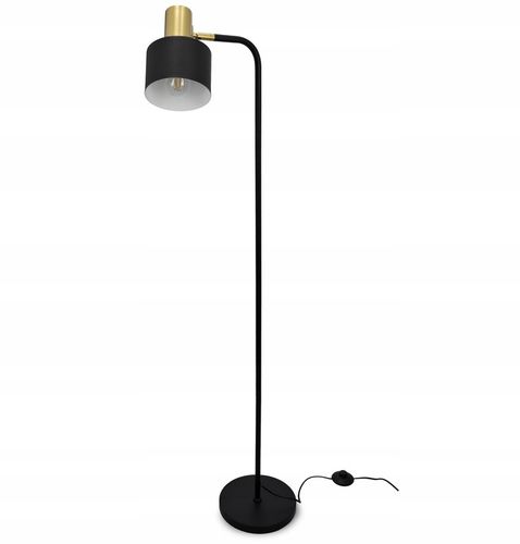 Lampa Stojąca Podłogowa LED Lampka Do Czytania Nocna 1X E27 Włącznik na Arena.pl