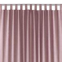 Zasłona MILANA szenilowa na szelkach 220x300 różowa  Homede