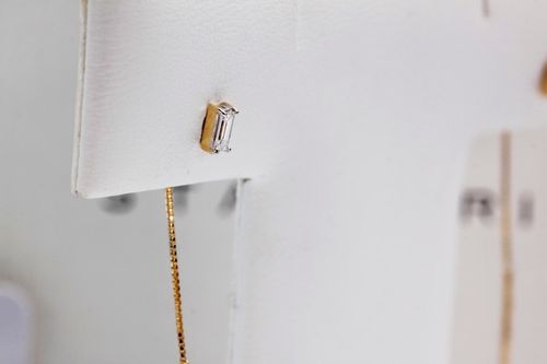 Złote kolczyki KYD0006 - Diament na Arena.pl