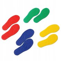 Sensoryczne kolorowe stopy ścieżka fakturowa dla dzieci