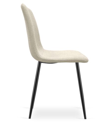 Krzesło RIFT - beż / nogi kolor czarny x 3 na Arena.pl