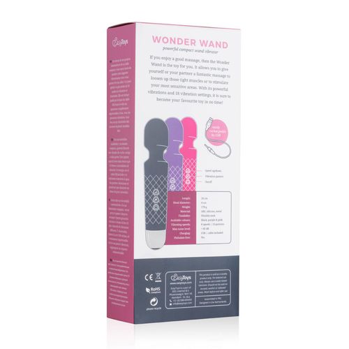 Easytoys Mini Wand Vibrator - Pink na Arena.pl