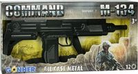 Karabin maszynowy metalowy 12 naboi Gonher