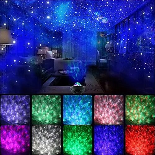 PROJEKTOR GWIAZD LAMPKA NOCNA RZUTNIK LED DO SYPIALNI DLA DZIECI NA PREZENT na Arena.pl