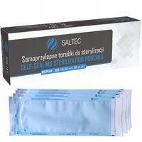 TOREBKI DO STERYLIZACJI AUTOKLAWU SALTEC 100X260 MM SAMOPRZYLEPNE 200 SZTUK