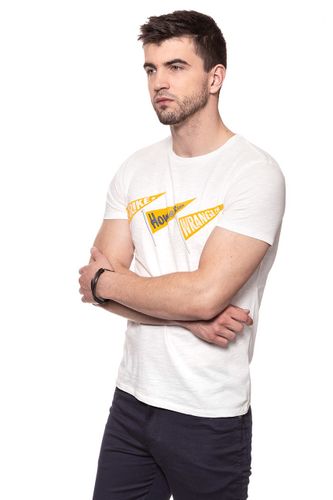 WRANGLER OVERDYE TEE OFFWHITE W7B36EB02 L na Arena.pl