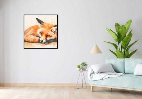Plakat 80x80cm Akwarelowa Sielanka na Arena.pl