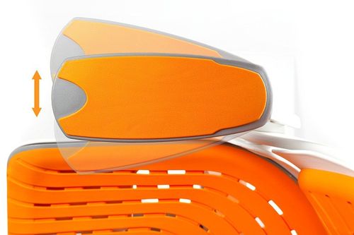 FOTEL OBROTOWY WAU BIAŁY ELASTOMER MANGO na Arena.pl