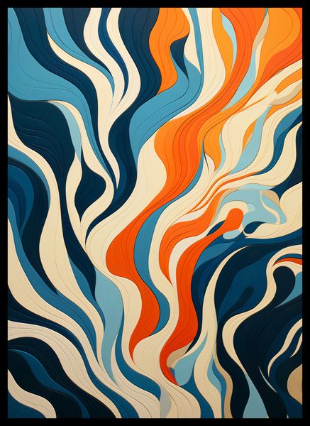 Plakat 39,5x55cm Oceaniczne Fale zdjęcie 2