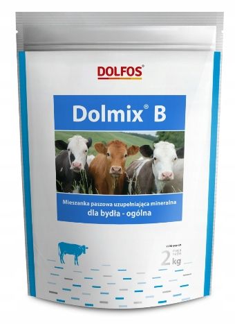Witaminy dla bydła krów Dolmix B DOLFOS 2kg zdjęcie 1