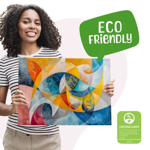 Obraz Do Sypialni Salonu Akwarele Kolorowa Abstrakcja Boho 30cm x 20cm na Arena.pl