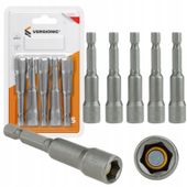 ZESTAW MAGNETYCZNYCH NASADEK NASADKA FARMER DŁUGI 65mm NA WKRĘTARKĘ 8mm 5el