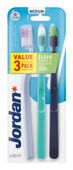 Jordan Szczoteczka do zębów Clean Smile - medium  1op.-3szt - mix kolorów