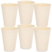 6x Kubki Plastikowe Wielorazowe Turystyczne Piknikowe do Napojów 300 ml
