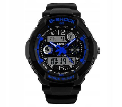 Zegarek dziecięcy SKMEI elektroniczny stoper data alarm podświetlenie na Arena.pl