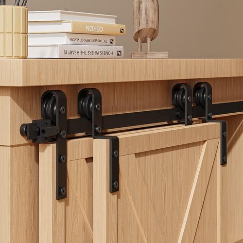 Zestaw do drzwi przesuwnych BONIKLUBA M00DJF 152,5cm podwójne bez frontów na Arena.pl