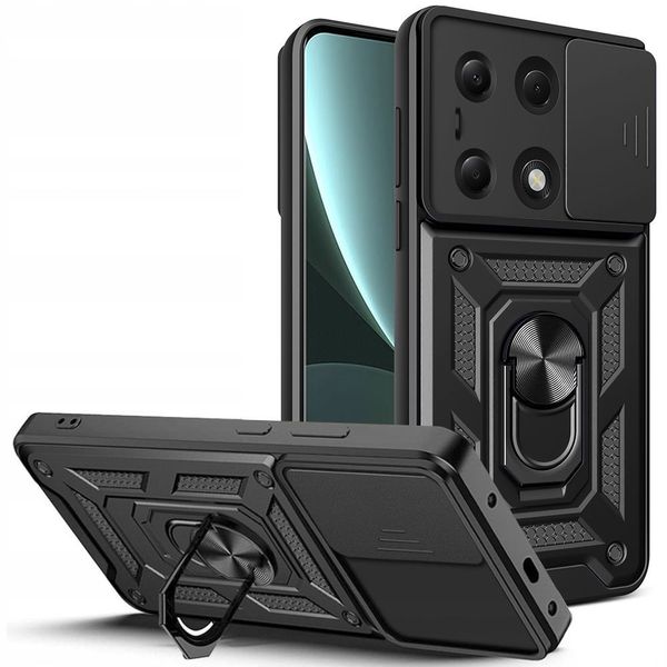 TECH-PROTECT CAMSHIELD PRO XIAOMI REDMI NOTE 13 PRO 5G / POCO X6 5G BLACK zdjęcie 1