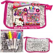 Torebka Hello Kitty Do Malowania Kolorowania Markerami Zestaw Kreatywny DIY