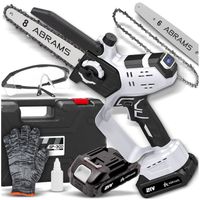 PIŁA ŁAŃCUCHOWA AKUMULATOROWA PILARKA OGRODOWA DO DRZEWA 8 CALI 2 X