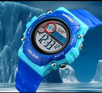 SPORTOWY ZEGAREK DZIECIĘCY DLA CHŁOPCA DLA DZIEWCZYNKI KOLOROWE LED