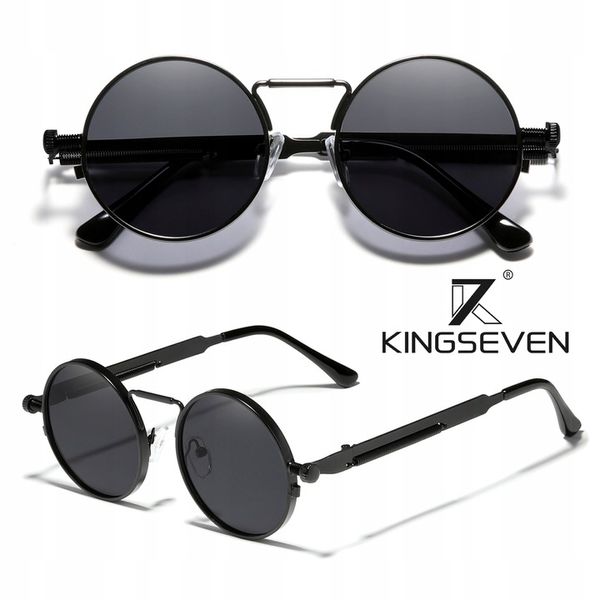 Okulary przeciwsłoneczne LENONKI STEAMPUNK UV400 zdjęcie 7