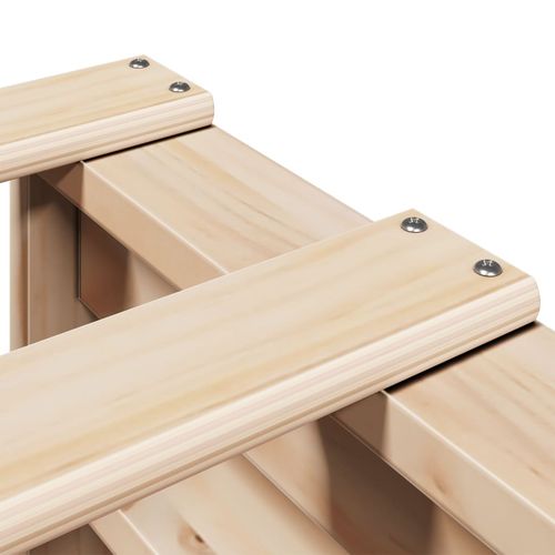 Rama łóżka bez materaca, 140x200 cm, lite drewno sosnowe na Arena.pl