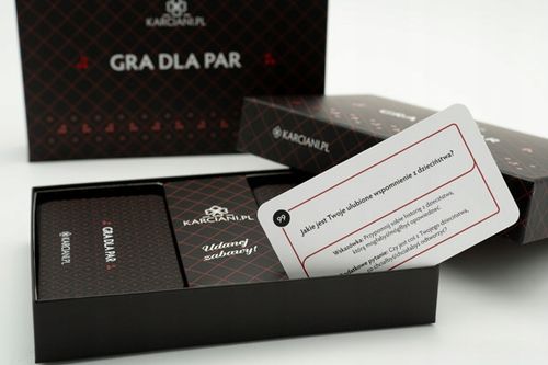 GRA KARCIANA DLA PAR - Ekskluzywne karty z pytaniami, Walentynki 2025 na Arena.pl