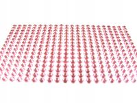 cyrkonie na blistrze 352szt. różowe samoprzylepne | DC-2003