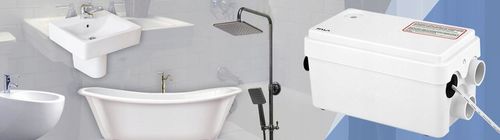 POMPA ŁAZIENKOWA PRZEPOMPOWNIA ŚCIEKÓW DO PRYSZNICA UMYWALKI 250W 80L/MIN na Arena.pl