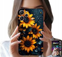 ETUI DO XIAOMI REDMI 12 4G - SŁONECZNIKI, SŁONECZNIK, KWIECISTE WZORY