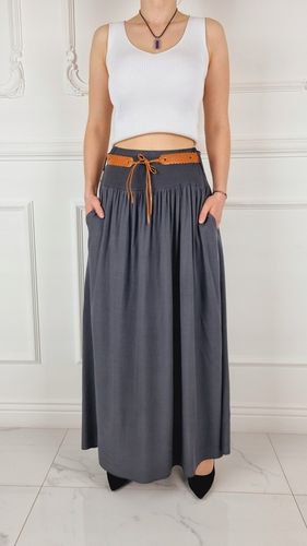 ZWIEWNA DŁUGA SPÓDNICA MAXI DO KOSTEK BOHO DAMSKA na Arena.pl