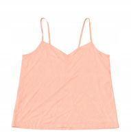 BLUZKA NA RAMIĄCZKACH CLEVE ROZMIAR L BASIC ELEGANCKA BLUZKA BRZOSKWINIOWA