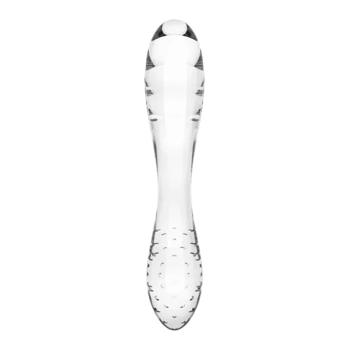 satisfyer dazzling crystal 1 przezroczysta szklana forma intymna na Arena.pl