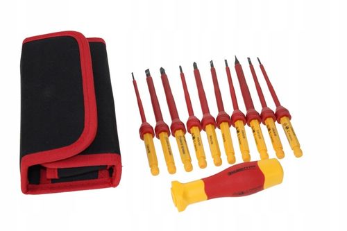 Zestaw wkrętaków izolowanych w etui / 1000V 12 sztuk na Arena.pl