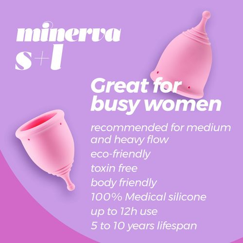 Crushious Minerva S + L Menstrual Cups With Pouch na Arena.pl